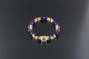 繁栄の菊の紋章ブレス 白水晶 黄水晶 アメジスト パワーストーン ブレスレット メンズ レディース 効果 ハンドメイド 浄化 種類 意味 アクセサリー クリスタ...
