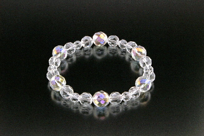 お清めお祓い水晶ブレス 白水晶 パワーストーン ブレスレット メンズ レディース 効果 ハンドメイド 浄化 種類 意味 アクセサリー クリスタル 天然石