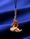 吉兆蛇ストラップ | 黄水晶 メンズ レディース 効果 ハンドメイド 浄化 アクセサリー 蛇 シトリン 運気 アップ 開運グッズ 開運アイテム 金運アップ グッ...