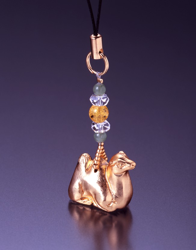 ラクダの幸せストラップ 白水晶 爆裂黄水晶 アベンチュリン メンズ レディース 効果 ハンドメイド 浄化..