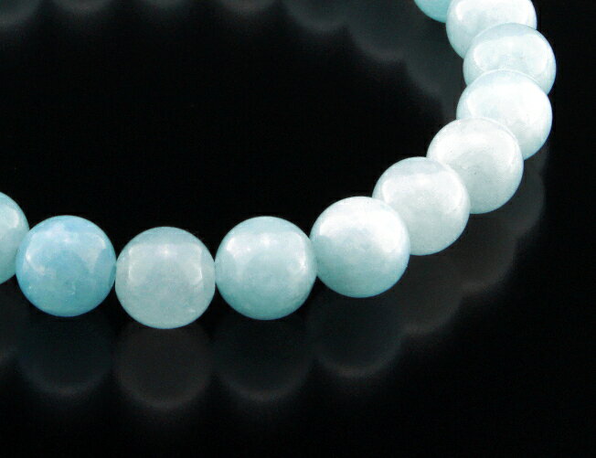 新美アクア・幸運ブレス ブルークォーツァイト パワーストーン ブレスレット メンズ レディース 効果 ハンドメイド 浄化 種類 意味 アクセサリー 天然石