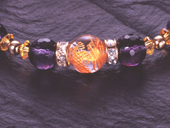 W龍神・好運ブレス（黄金龍お守り付） アメジストタイプ　アメジスト 白水晶 黄水晶 パワーストーン ブレスレット 送料無料 メンズ レディース 効果 ハンドメイド 浄化 種類 意味 アクセサリー クリスタル シトリン ドラゴン 天然石