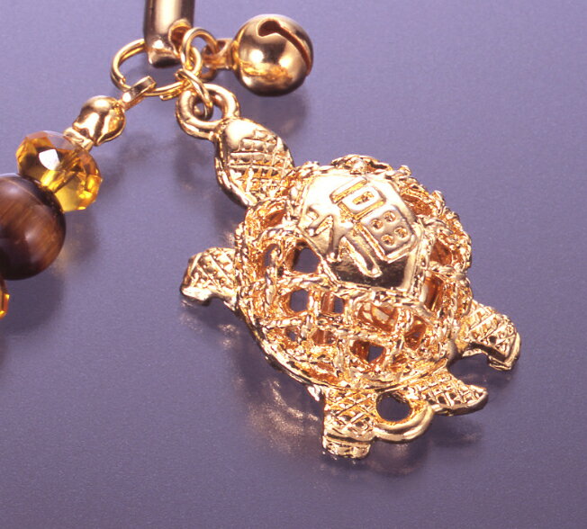 福亀縁起ストラップ 黄水晶 虎目石 メンズ レディース 効果 ハンドメイド 浄化 種類 意味 アクセサリー シトリン タイガーアイ