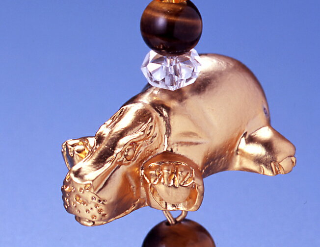 竹中銅器　ふくろう君　金　香炉　168-57