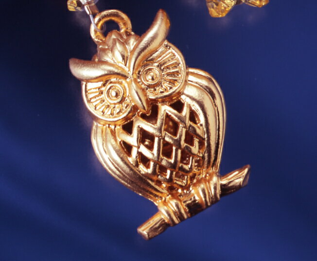 ふくろう幸運ストラップ 黄水晶 赤メノウ メンズ レディース 効果 ハンドメイド 浄化 種類 意味 アクセサリー フクロウ 梟 シトリン