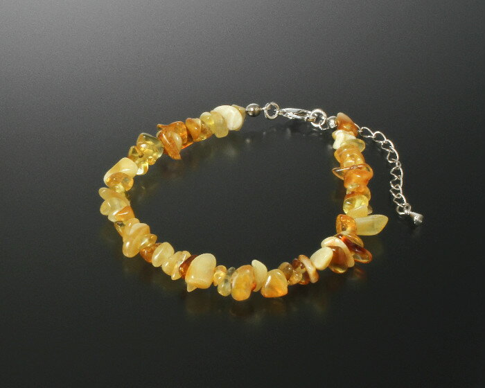 琥珀さざれ・ファンシーブレスレット 琥珀 パワーストーン ブレスレット 送料無料 メンズ レディース 効果 ハンドメイド 浄化 種類 意味 アクセサリー 天然石