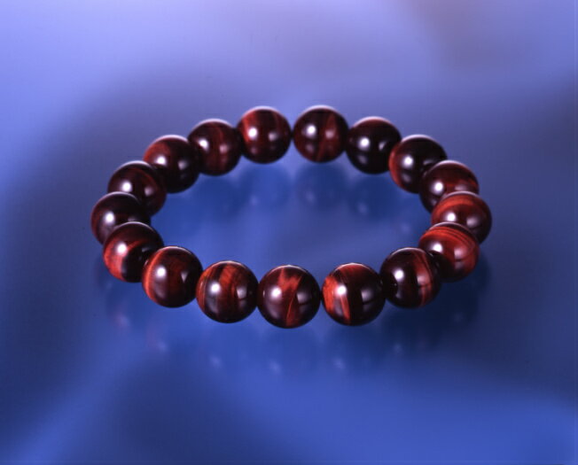 レッド タイガーアイ大玉ブレス 赤虎目石 パワーストーン ブレスレット メンズ レディース 効果 ハンドメイド 浄化 種類 意味 アクセサリー タイガーアイ 天...