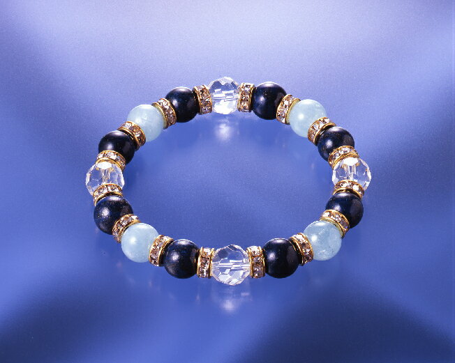宝石パワー強運ブレス 白水晶 ラピスラズリ アクアマリン パワーストーン ブレスレット 送料無料 メンズ レディース 効果 ハンドメイド 浄化 種類 意味 アク...