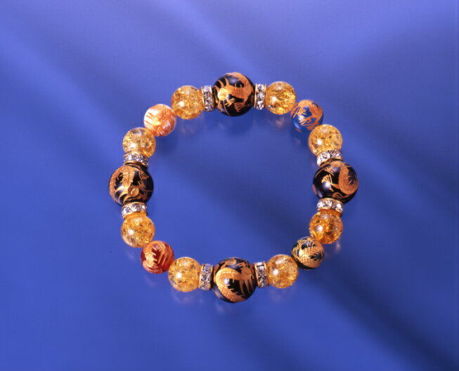 爆裂黄水晶・大龍神ブレス 爆裂黄水晶 赤メノウ 青メノウ 緑メノウ オニキス シャコ貝 パワーストーン ブレスレット 送料無料 メンズ レディース 効果 ハンドメイド 浄化 種類 意味 アクセサリー ドラゴン シトリン クラック