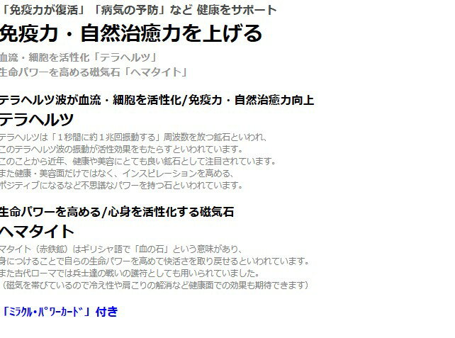 磁気テラヘルツ復活のブレスLサイズ[BL2635]　テラヘルツ ヘマタイト ブレスレット メンズ レディース 効果 ハンドメイド 浄化 種類 意味 アクセサリー