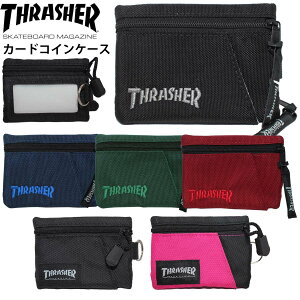 【クーポン有】あす楽 正規品 スラッシャー カードコインケース カードケース THRASHER 財布 鍵入れ パスケース キーケース 定期券入れ 定期 リフト券 ホルダー カード入れ 小銭入れ コイン入れ ウォレット コイン カード ケース リフト券ホルダー リフト券入れ 新学期 通学