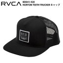 正規品 あす楽 RVCA ルーカ 平ツバ メッシュキャップ 帽子 BD041-920 HORTON TEETH TRUCKER MESHCAP BD041920 HAWAII ハワイ メッシュ キャップ パッチロゴ ルカ 人気 ブランド メンズ フラットバイザー キャップ トラッカーキャップ サーフィン