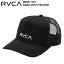 【クーポン有】【10%OFF】正規品 あす楽 RVCA ルーカ メッシュキャップ CAP 帽子 BD041-933 SMALL RVCA TRUCKER CAP キャップ BD041933 カーブバイザー ラウンドバイザー 刺繍 ロゴ ルカ ブランド メンズ 人気 送料無料 サーフィン スケートボード 横乗り 2023 4,257円