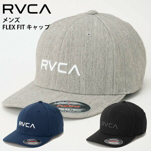 【クーポン有】【10％OFF】正規品 あす楽 RVCA ルーカ メンズ FLEX FIT キャップ CAP 帽子 BD041-979 カーブバイザー BD041979 ラウンドバイザー 刺繍 ロゴ ルカ ブランド 送料無料 サーフィン スケートボード 横乗り 2023