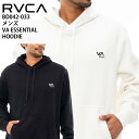 楽天バッグ キャップ のスクリーマー【クーポン有】【20％OFF】 あす楽 正規品 RVCA SPORTS ルーカ メンズ パーカー BD042-033 VA ESSENTIAL HOODIE スウェット スエット ロゴ BD042033 プルオーバー かぶり 大きめ USサイズ ルカ ブランド サーフ サーファー スケボー スケーター