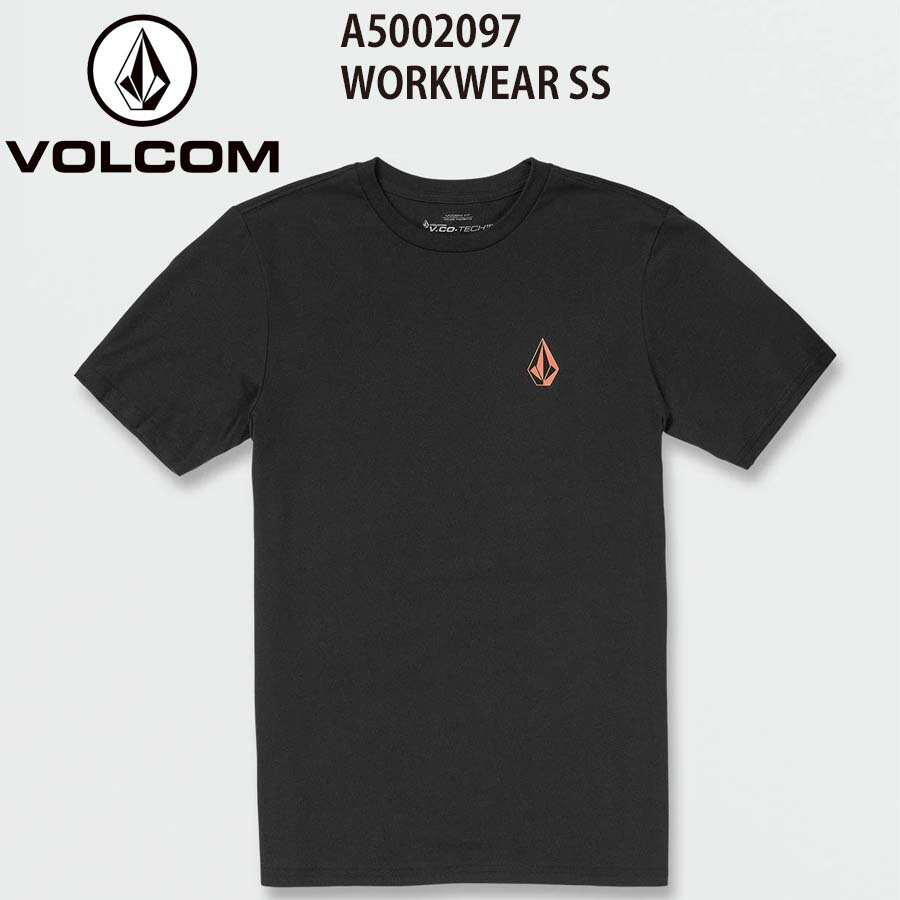 正規品 VOLCOM ボルコム メンズ 半袖 Tシャツ A4302200 WORKWEAR TECH SHORT SLEEVE SHIRT 速乾 クイックドライ 半袖Tシャツ 半そで ヴォルコム サーフ スケートボード スケボー スノーボード スノボ ブランド 送料無料