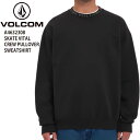 【クーポン有】【20 OFF】正規品 あす楽 VOLCOM ボルコム メンズ 裏起毛 トレーナー A4632308 SKATE VITAL CREW PULLOVER SWEATSHIRT ヴォルコム アウトドア プルオーバー 丸首 スエット 黒 ブラック ブランド 送料無料