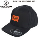 ボルコム キャップ メンズ 【クーポン有】正規品 あす楽 VOLCOM ボルコム FLEXFIT DELTA キャップ CAP 帽子 D5502200 WORKWEAR HAT ロゴ キャップ ヴォルコム 人気 ブランド ロゴ メンズ ラウンドバイザー カーブバイザー サーフィン スケートボード 送料無料