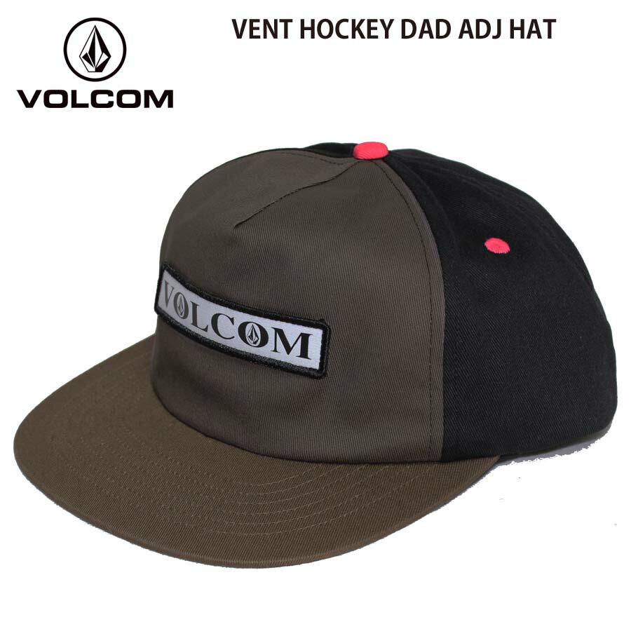 ボルコム キャップ メンズ 正規品 VOLCOM ボルコム メンズ 平ツバ キャップ CAP 帽子 D5512406 VENT HOCKEY DAD ADJ HAT CAP ロゴ キャップ ヴォルコム 人気 ブランド ロゴ フラットバイザー サーフィン スケートボード 送料無料