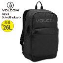 正規品 VOLCOM ボルコム リュック 26L 容量 26リットル バックパック SchoolBackpack かばん VMXX001MEA デイパック ブラ...