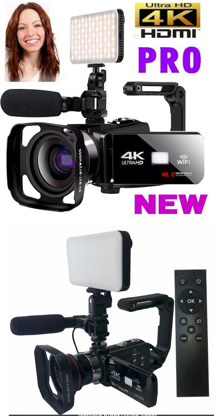 なイメージ 4Kデジタルビデオカメラフルセット 最新プロ業務用高画質 小型軽量カムコーダー タッチパネル液晶搭載ナイトビジョンカメラ 業務用広角マクロレンズマイク 業務用撮影ライト付 SONYセン リモコン - shineray.com.br なイメージ 4Kデジタルビデオカメラフルセット 最新プロ業務用高画質 小型軽量カムコーダー タッチパネル液晶搭載ナイトビジョンカメラ 業務用広角マクロレンズマイク 業務用撮影ライト付 SONYセン リモコン - shineray.com.br