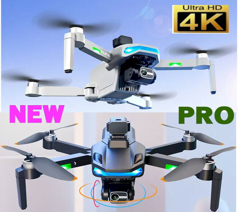 ドローン 自動回避レーダー 3軸 4Kカメラ付き 5km PRO mini 3 GPS VR AI搭 ...