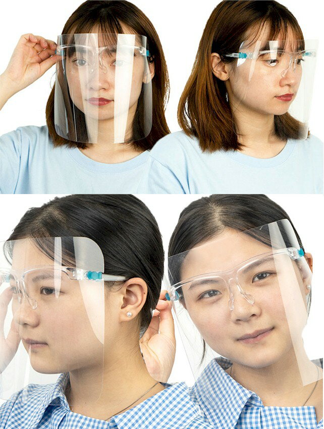 防護メガネ フェイスシールド 5セット 保護めがね 曇らない 眼鏡 防護服 メガネの上から ゴーグル 医療用 作業用 スポーツ 花粉 ウイルス 防塵 粉じん おすすめ