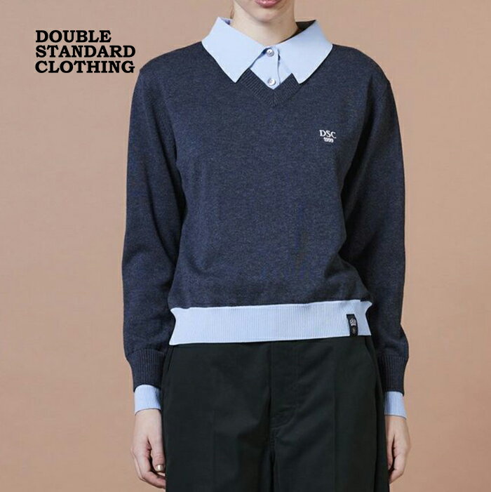 値下げ新品★DOUBLE STANDARD CLOTHING 半袖ニット★ DOUBLE STANDARD CLOTHING｜ダブル スタンダード クロージングの