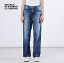ダブルスタンダードクロージング デニムパンツ DOUBLE STANDARD CLOTHING レッグラインデニム コットン ヴィンテージ感 脚長 ダブスタ レ...