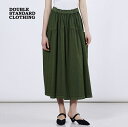 ダブルスタンダードクロージング ギャザースカート DOUBLE STANDARD CLOTHING 二色染めギャザースカート ロングスカート 二浴染め ポケット...