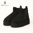 エミュ オーストラリア シープスキンブーツ【日本限定】EMU Australia THRESHER FLATFORM ムートンブーツ プラットフォームソール 厚...