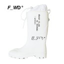 フォワード レインブーツ F_WD SPACECRAFT RAIN BOOTS レインシューズ 長靴 レディース FWW38053A RECYCLED RUBBER WHITE【2022春夏】