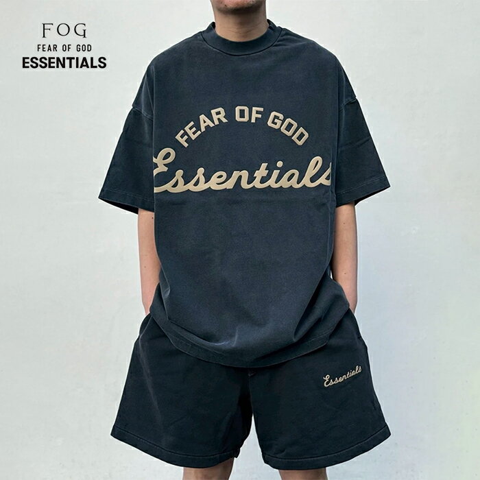 Rakuten - 【2026春夏新作】FOG ESSENTIALS FEAR OF GOD エフオージー エッセンシャルズ トレーニング 90'S ショートスリーブTシャツ クルーネック 半袖 コットン メンズ FADED IRON GREY