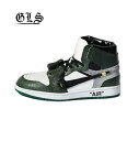 【新入荷】ジーエルエス スニーカー GLS AJ1-THE TEN GREEN LIZARD LUX ハイカットスニーカー レースアップスニーカー リザード パ...