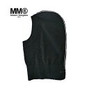 エムエム6 メゾンマルジェラ ニットフード MM6 Maison Margiela ニットキャップ S52TC0049 BLACK【マルタンマルジェラジャパン正...