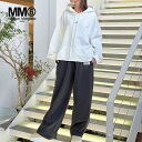 エムエム6 メゾンマルジェラ パーカー MM6 Maison Margiela フーディ プルオーバー ロングスリーブ 長袖 コットン レディース OFF WH...