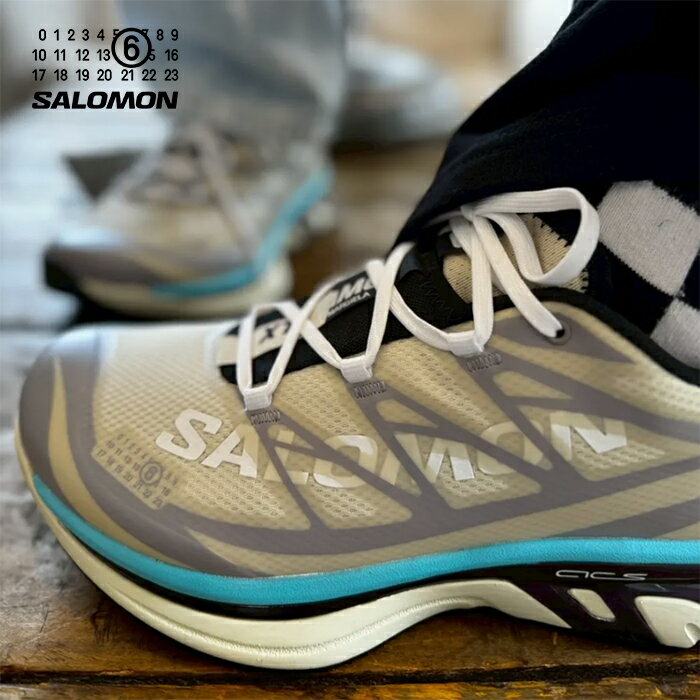 Rakuten - 【2026春夏新作】MM6 Maison Margiela × SALOMON エムエム6 メゾンマルジェラ × サロモン XT-MM6 スニーカー ローカットスニーカー レースアップ 軽量メッシュ メンズ ホワイト【マルタンマルジェラジャパン正規取扱店】