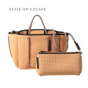 サザビー バッグ 【正規品取扱店】STATE OF ESCAPE PETITE ESCAPE ステイトオブエスケープ ショルダーバッグ レディース ネオプレン プチエスケープ ハンドバッグ 軽量 鞄 ステート オブ エスケープ トートバッグ 9911100263 LT ORANGE サザビーリーグ SAZABY 【2022秋冬新作】