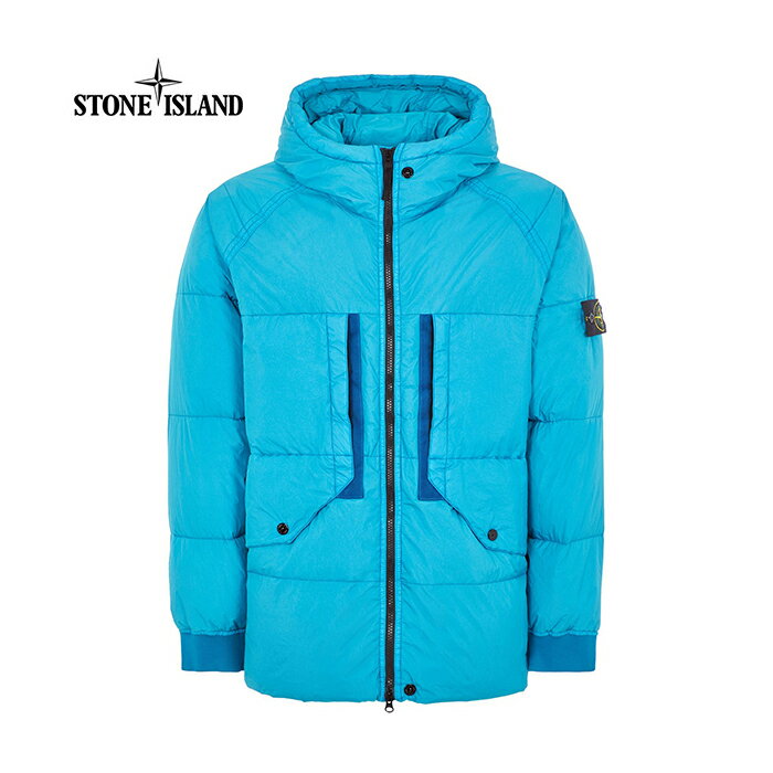 ストーンアイランド ダウンジャケット STONE ISLAND ダウンブルゾン ストーンアイランド フーディ ジップアップ アウター メンズ 407 7915 TURQUOISE【ストーンアイランドジャパン正規取扱店】【2023秋冬】