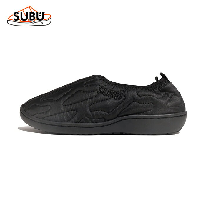 スブ ウィンターシューズ SUBU VAMP OUTLINE BLACK ヴァンプ アウトライン ブラック 秋冬サンダル シューズ スリッポン 暖かサンダル メンズ レディース ブラック【2025秋冬】