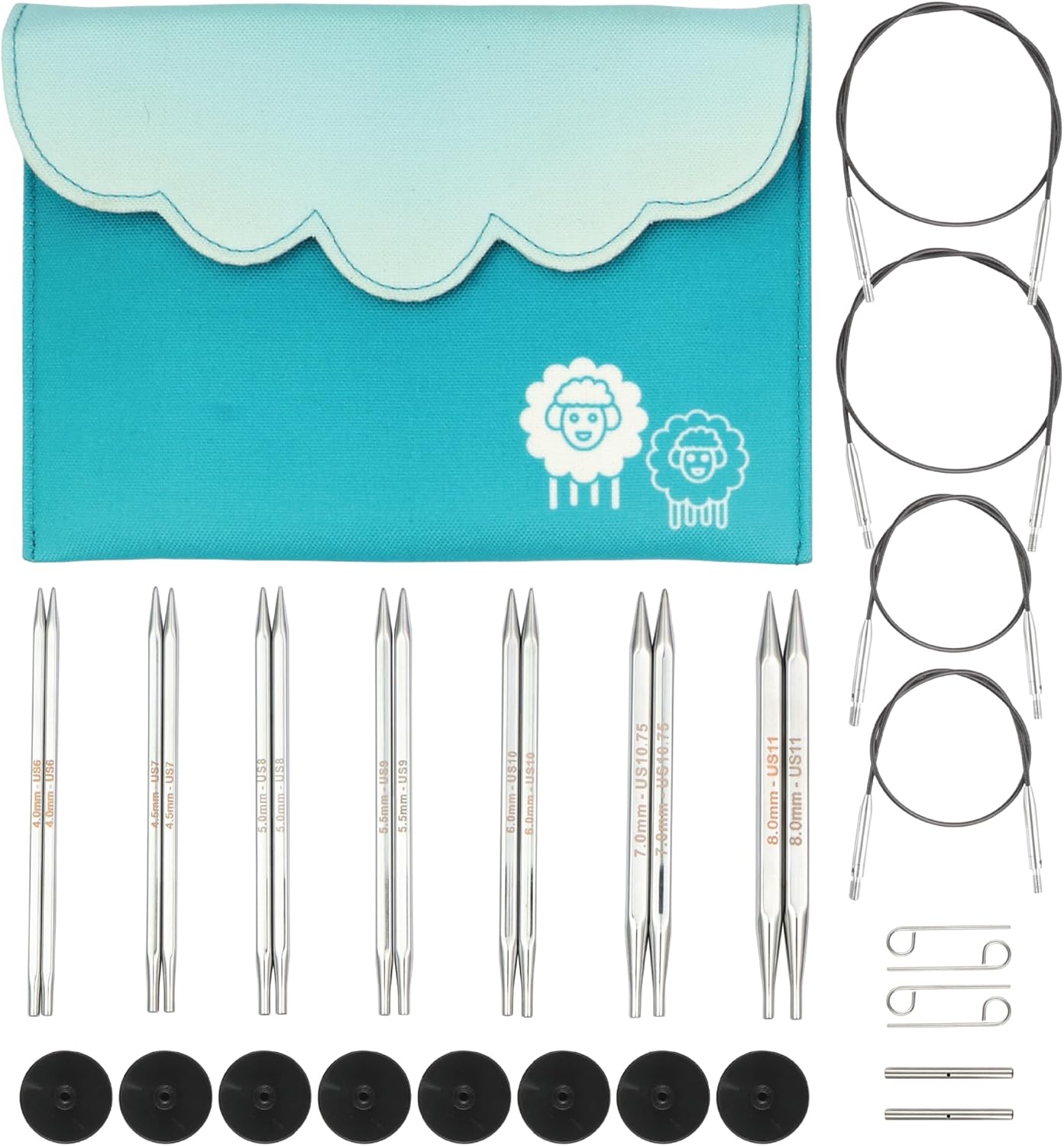 ��������/����̵����KnitPro �˥åȥץ� Nova Cubics �ΥС����塼�ӥå� �դ��ؤ��ؿ� �ǥ�å������å� (13cm) 1...