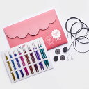 KnitPro (ニットプロ)ジング デラックス 輪針セット 13cm (47424) 8サイズ ケーブル4本入り 軽量アルミ製 高級収納ケース付き