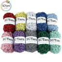 【送料無料】SCYarn キッチンたわし毛糸セット 10色入り 韓国製ポリエステル100% ふわふわ×キラキラで洗浄力抜群!(マイクロファイバー×ラメ糸)大容量...