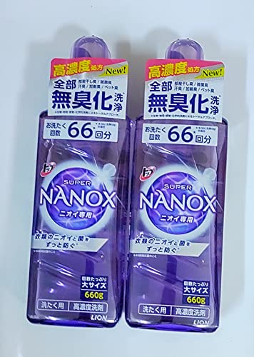 トップスーパーNANOX ニオイ専用 本体大 660g × 2個セット・パッケージ重量: 1.46kilograms説明 トップスーパーNANOX ニオイ専用 本体大 660g × 2個セット