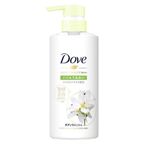 Dove(ダヴ)ボディソープ 発酵&ビューティーシリーズ ハリ&うるおい (ボディウォッシュ) ポンプ 480g