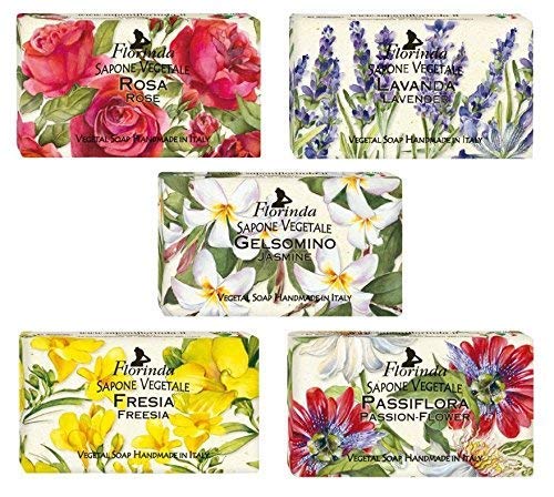 【5種セット】 フロリンダ フレグランスソープ 95g 花の香り 5種セット