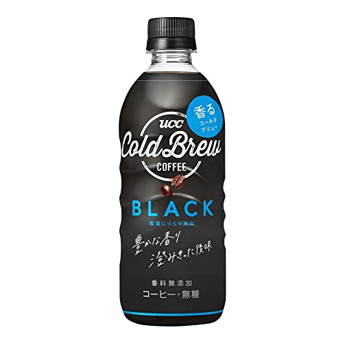 ブラック無糖UCC COLD BREW BLACK ペットボトル 500ml×24本