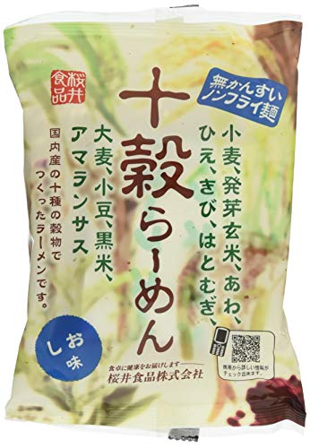 ムソー 桜井食品 十穀らーめん・しお味 87g×5袋