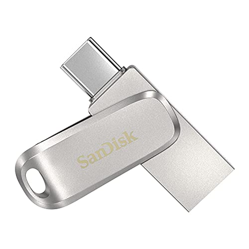 ・ブラック///ホワイト SDDDC4-256G-G46説明 SanDisk 256GB Ultra Dual Drive Luxe USB Type-C - SDDDC4-256G-G46　USB Type-AコネクタとUSB Type-Cコネクタを備えたUSBフラッシュメモリ