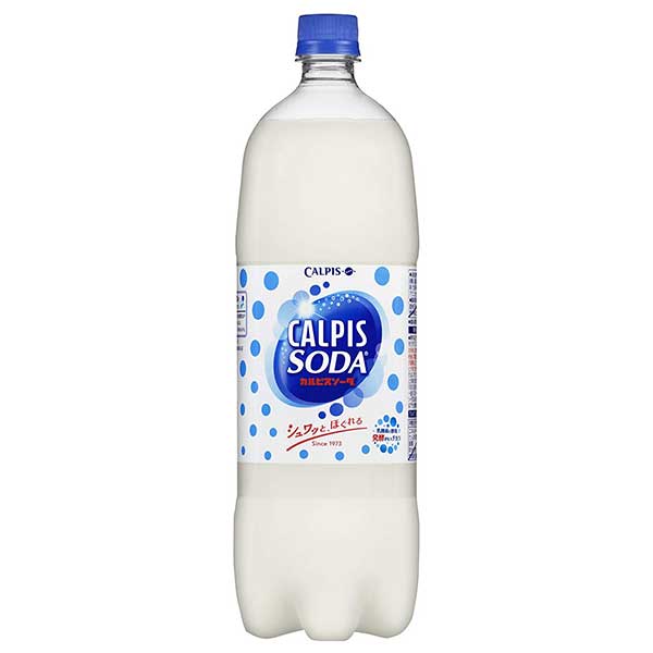 カルピスソーダ [ペット] 1.5L 1500ml x 8本[ケース販売][アサヒ飲料 国産 飲料][同梱不可] ギフト プレゼント 敬老の日